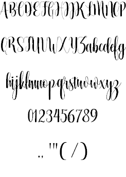 Glorious Free font插图1