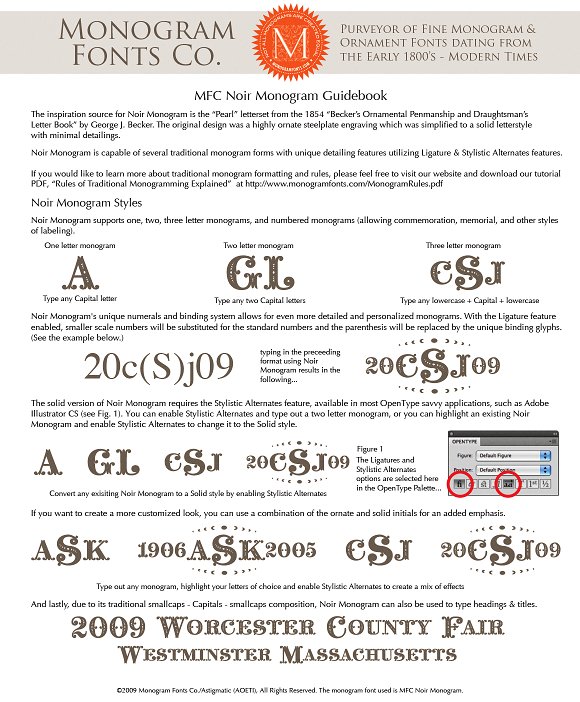 MFC Noir Monogram插图5