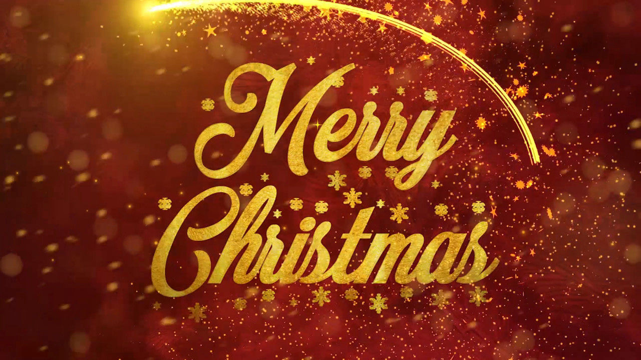 圣诞节问候动画PR模板