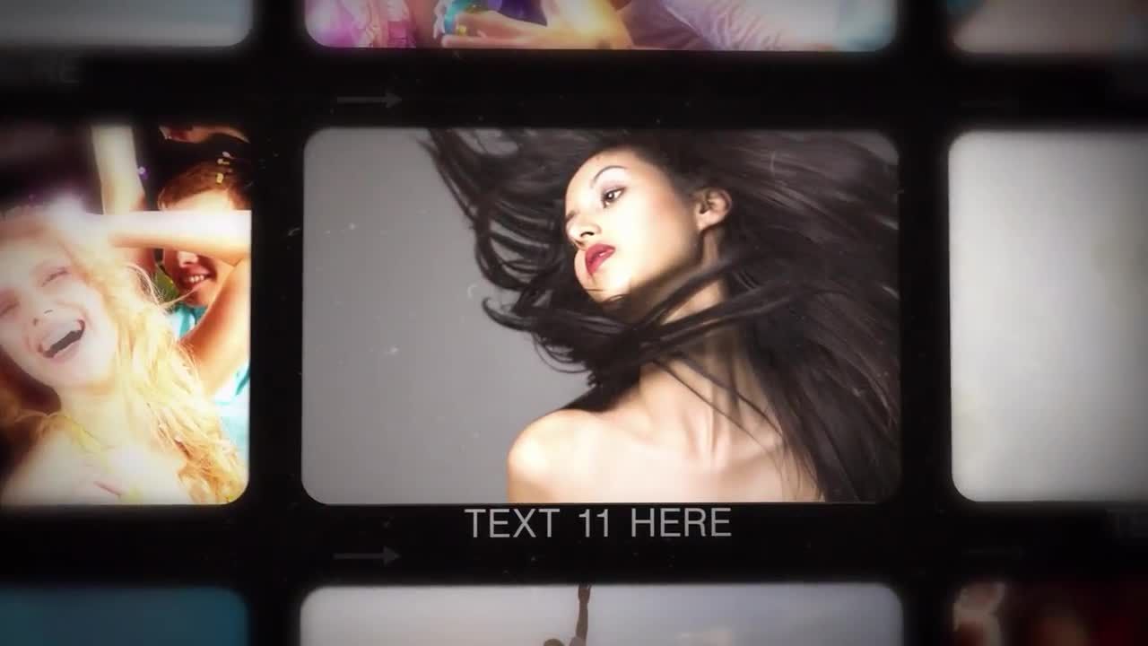 充满活力的联络表文本动画素材库精选AE模板