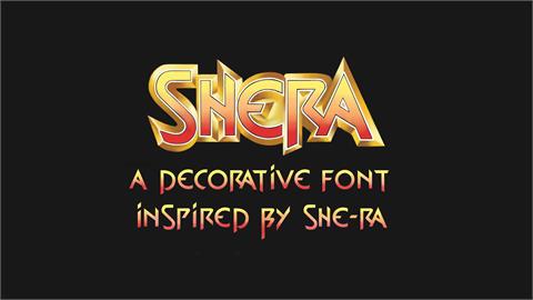 shera font素材之家精选英文字体