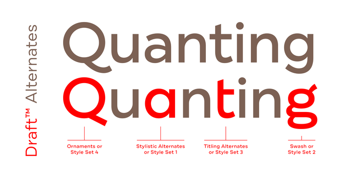 Draft Font Family素材之家精选英文字体