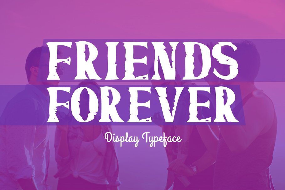 Friends Forever Typeface Font素材之家精选英文字体