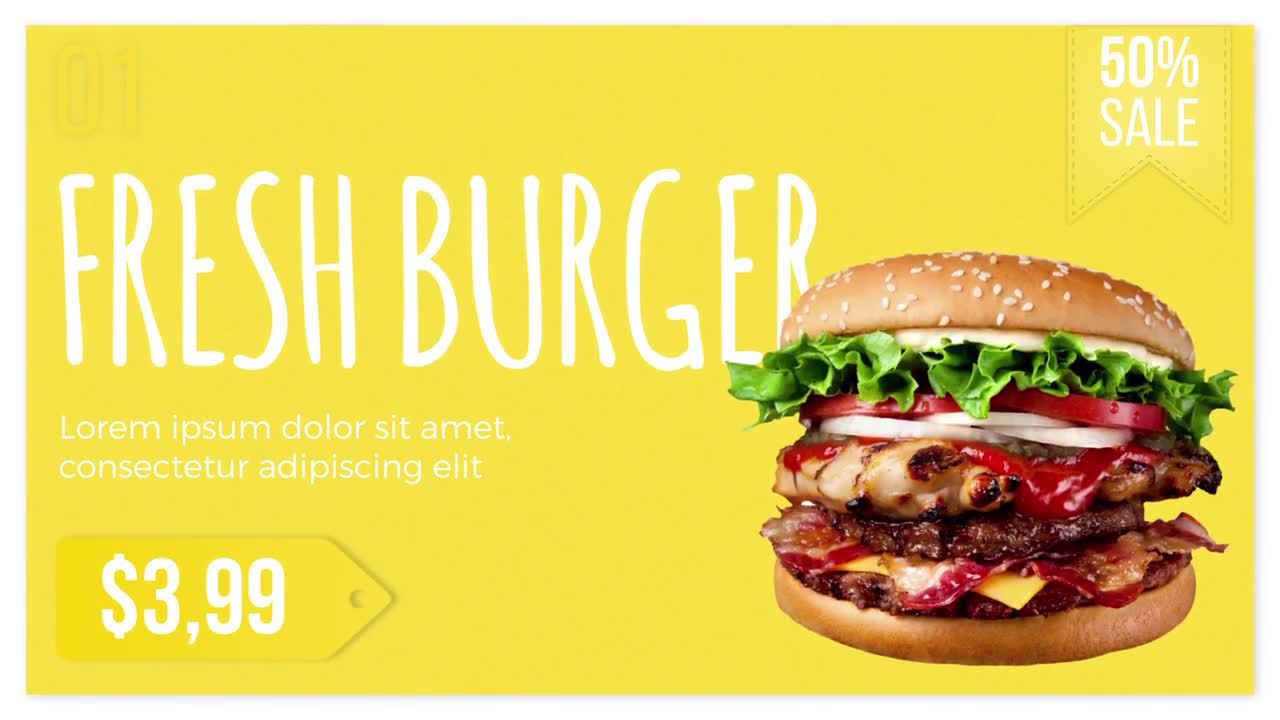 新鲜事物幻灯片素材库精选AE模板