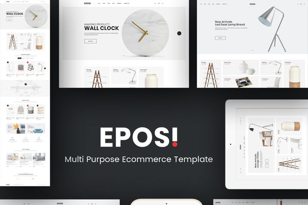现代高端大气电子商务网站OpenCart主题模板素材库精选 Eposi – OpenCart Responsive Theme插图(1)