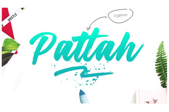 Harligh Brush Font插图3