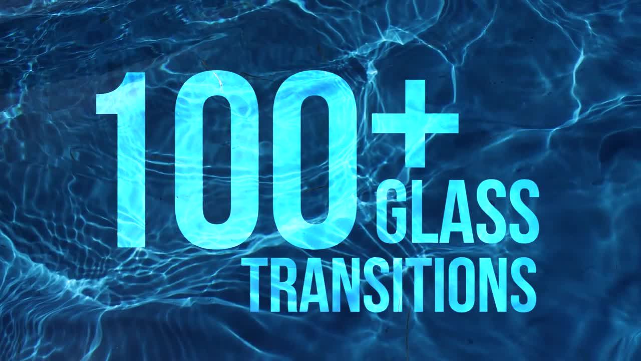 时尚玻璃效果转场过渡素材库推荐PR模板