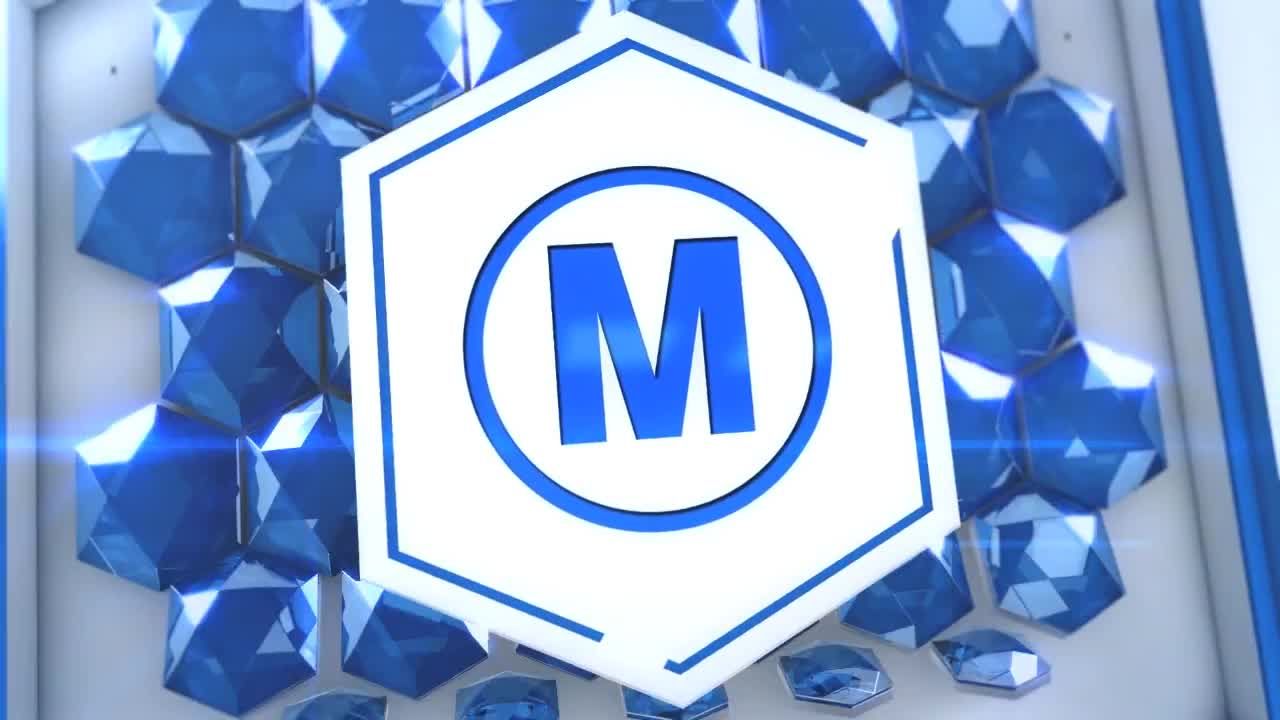 永恒钻石徽标素材库精选AE模板