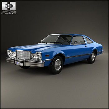 普利茅斯沃尔雷跑车Plymouth Volare Coupe 1977 素材之家精选3D模型