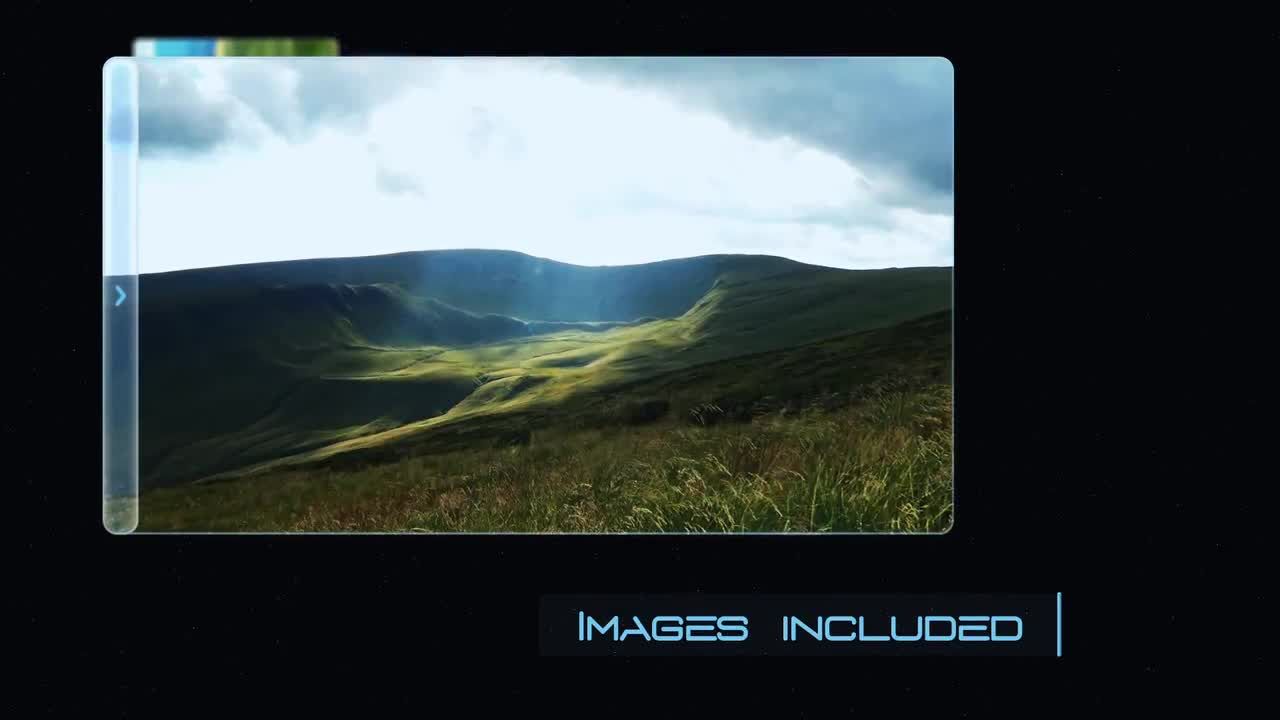 优美简单新颖的画卷展开效果展示幻灯片素材库精选AE模板