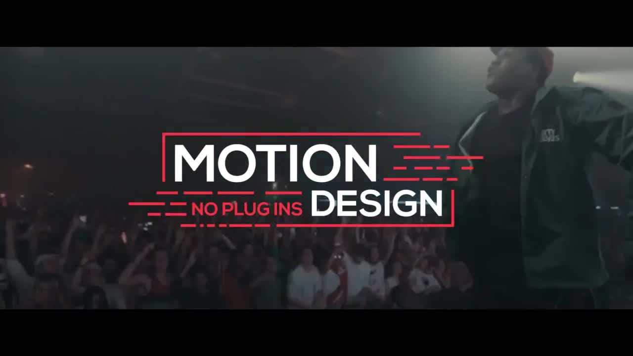 极限运动Glitch标题素材库推荐PR模板