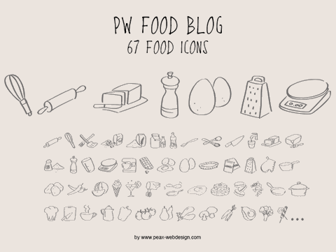 PWFoodblog font素材之家精选英文字体