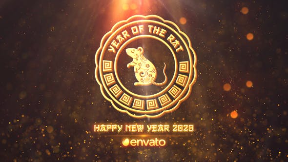 2020年鼠年晚会/年会/倒计时现场开场视频素材库精选AE模板 Chinese New Year 2020
