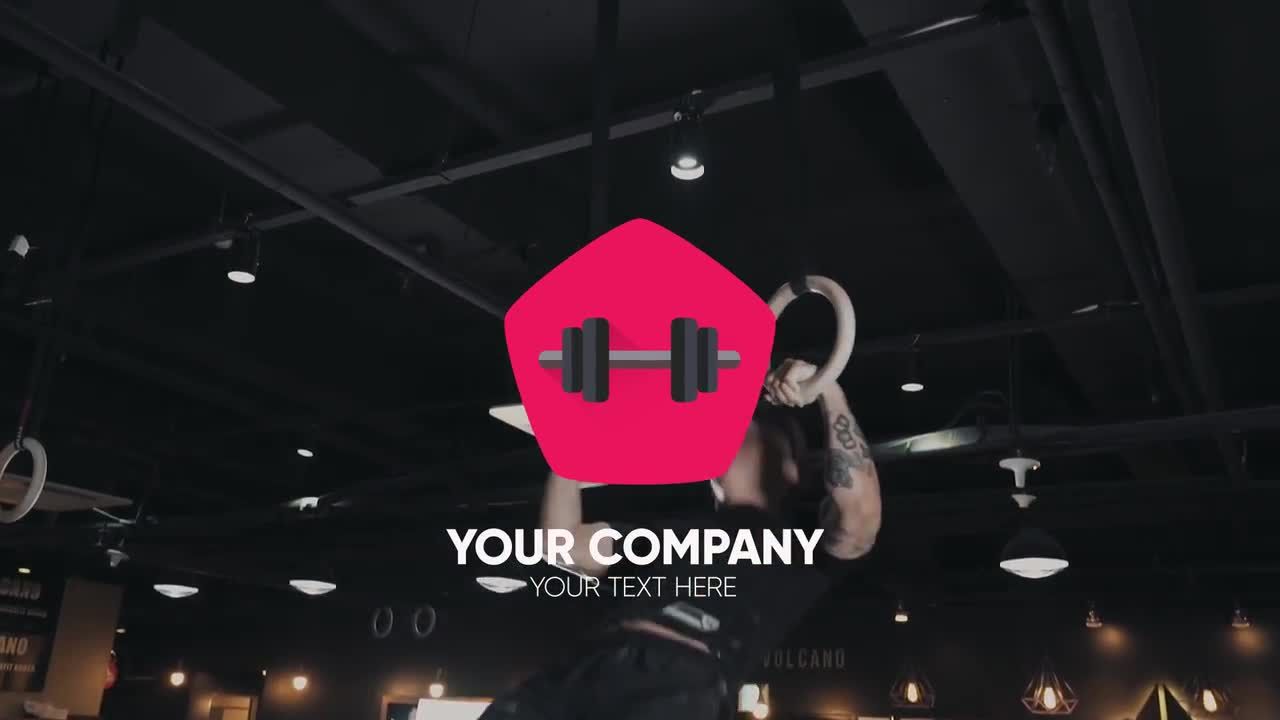 现代公司徽标简介素材库精选AE模板