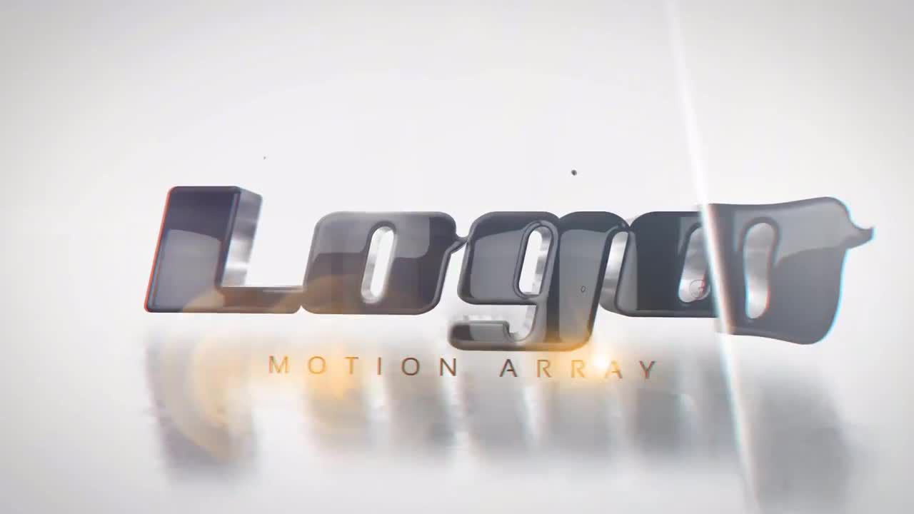 简洁优雅的电影徽标显示素材库精选AE模板