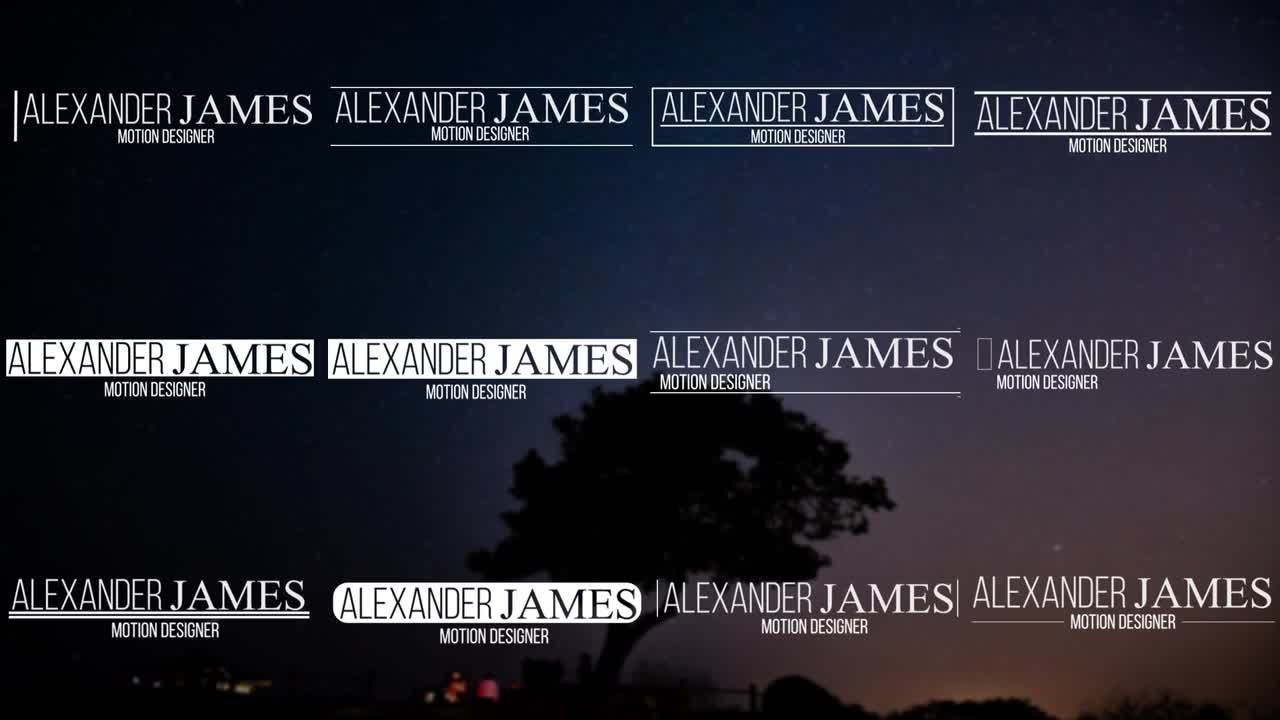 12种下三分之一标题动画素材库精选AE模板