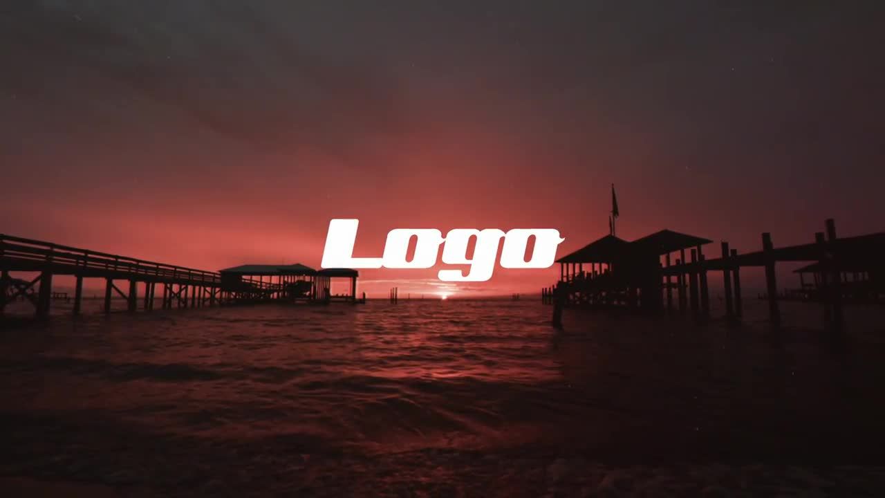 炫酷失真故障效果复古幻灯片过渡素材库精选PR模板