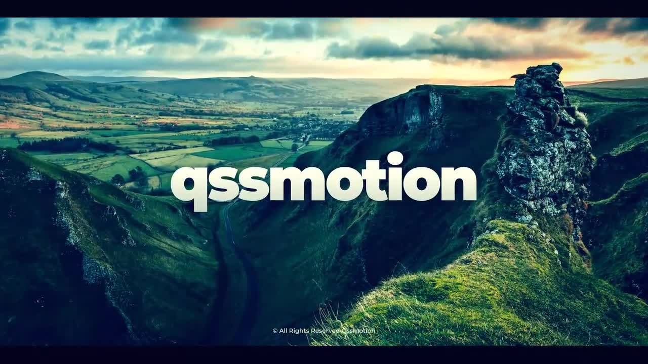 简洁干净的AE现代文本动态模板