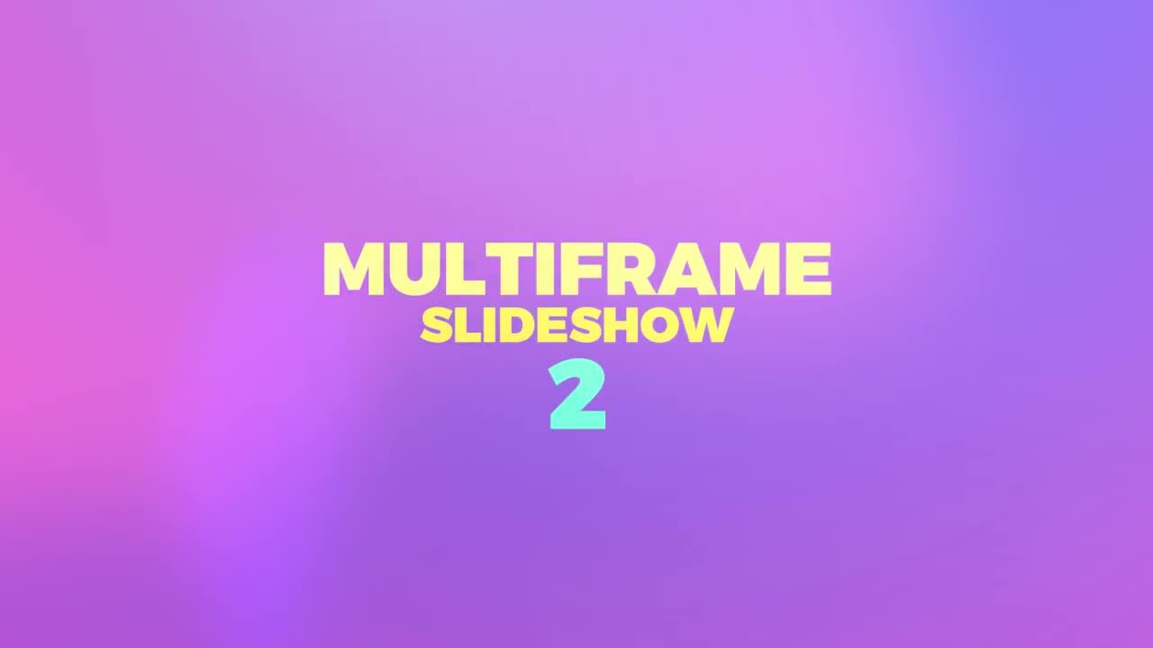 多帧分屏效果幻灯片动画素材库精选PR模板