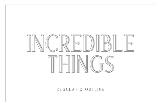 经典优雅外观衬线英文字体下载 Merova – Classic Serif (5 Fonts)插图(5)