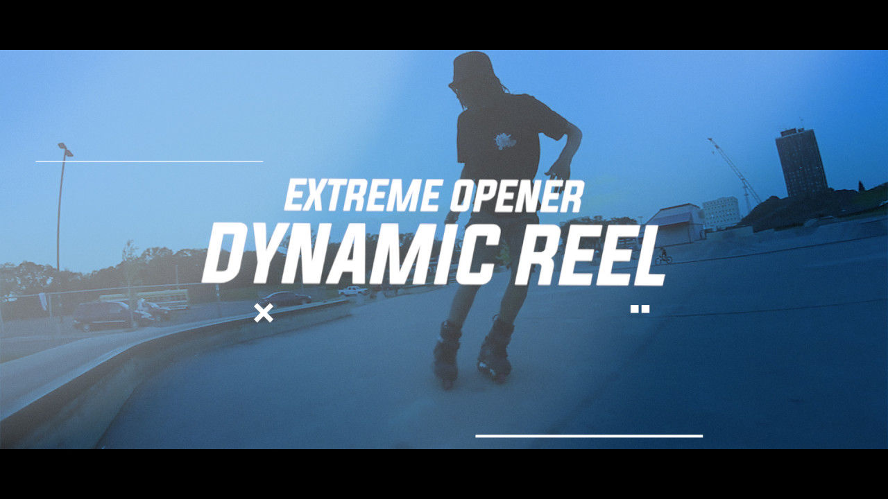 充满活力的能量极端动画展示素材库精选pr模板Energy Extreme Promo