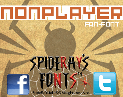 NONPLAYER font素材之家精选英文字体