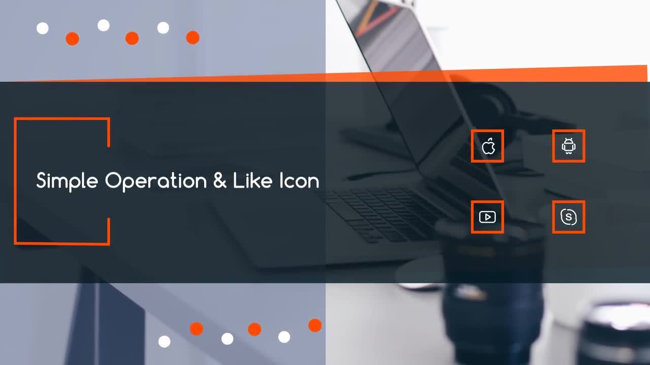 新潮炫酷的现代幻灯片展示效果素材库精选AE模板