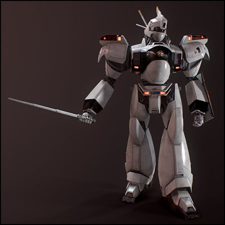 AV-98“英格拉姆”巡逻机器人警察素材之家精选3D模型