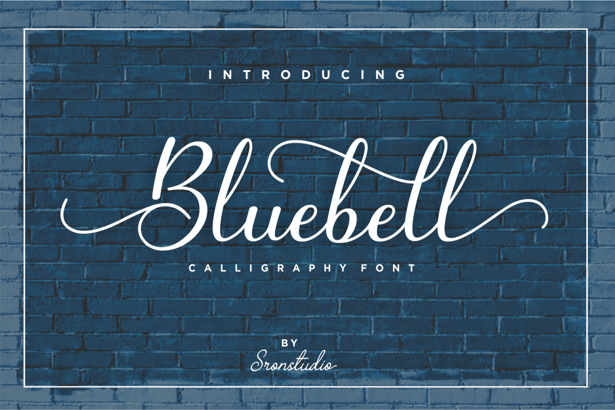 Bluebell – Calligraphy Symbol Font素材之家精选英文字体