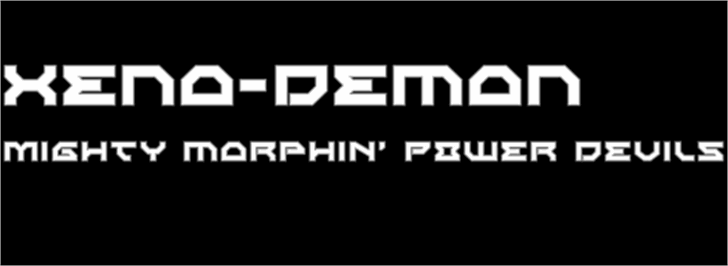 Xeno-Demon font插图1 Xeno-Demon font插图1