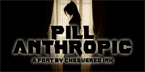 Pill Anthropic font素材之家精选英文字体