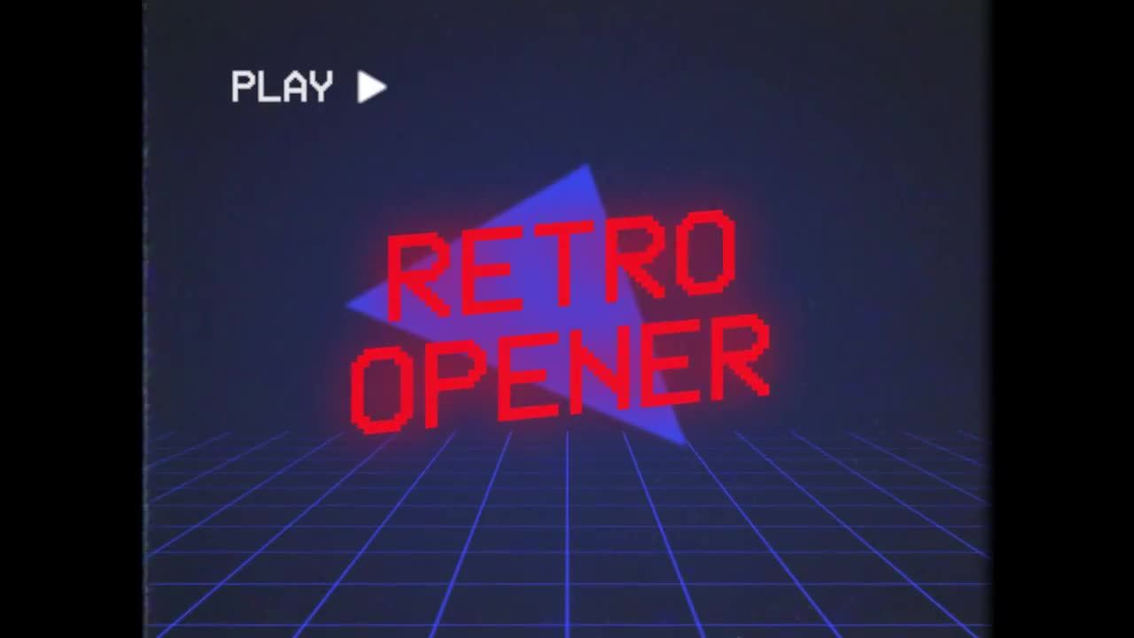 故障文本动画过渡效果素材库精选AE模板