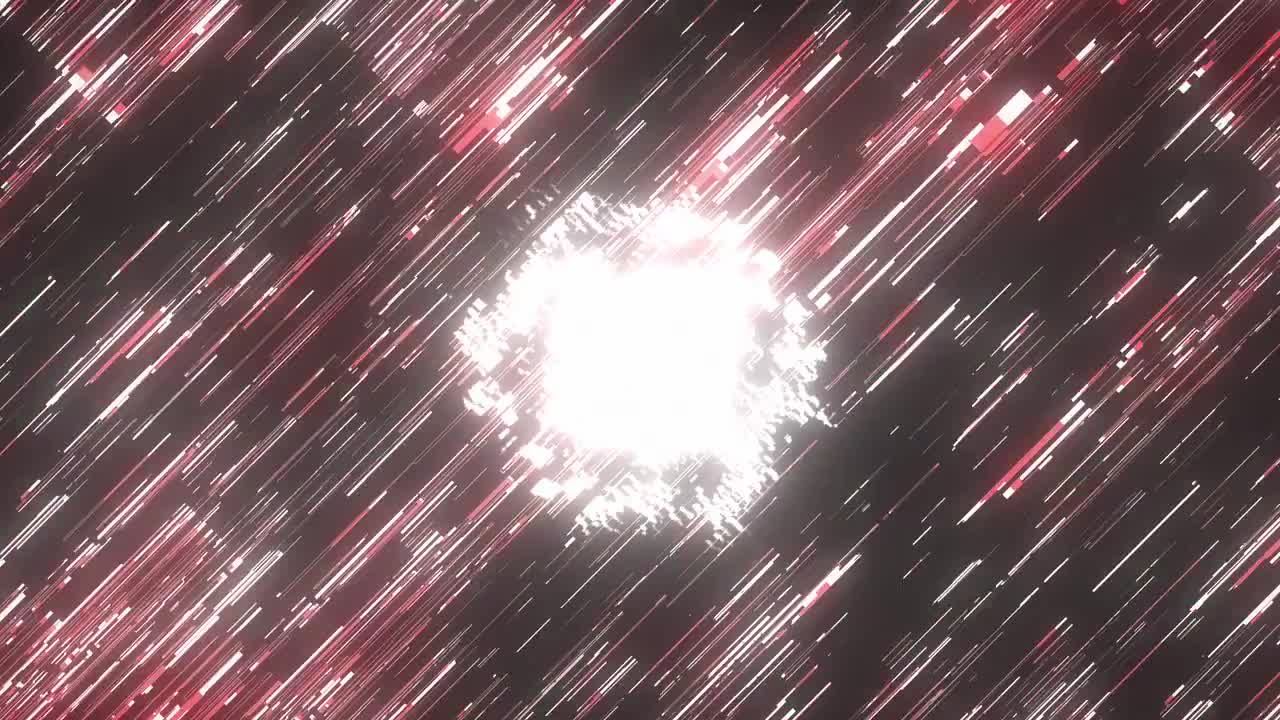 数字技术Glitch徽标简介素材库精选AE模板