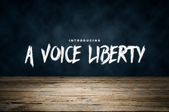 A Voice Liberty Font素材之家精选英文字体