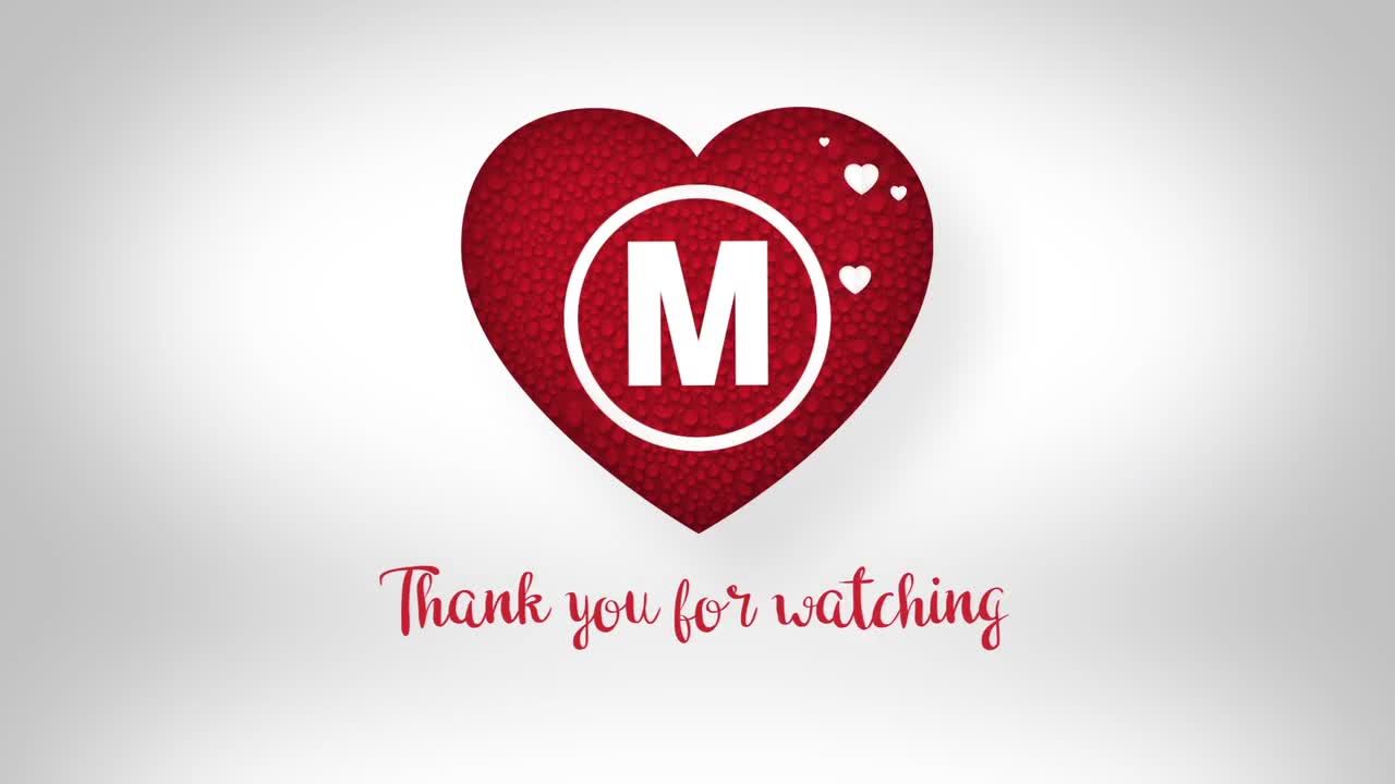 情人节logo展示动画素材库精选AE模板