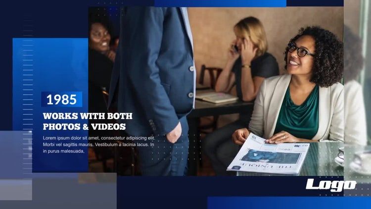 现代企业介绍文本动画素材库精选AE模板