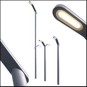 室外区域路灯素材之家精选3D模型