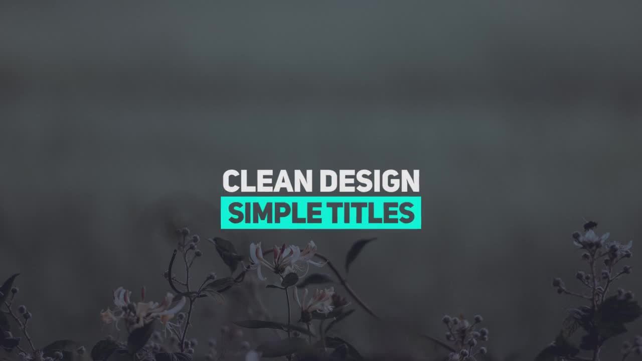 12个动画全屏幕标题素材库推荐PR模板