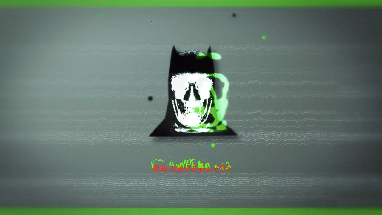 炫酷扭曲动态信号受损logo动画展示素材库精选AE模板