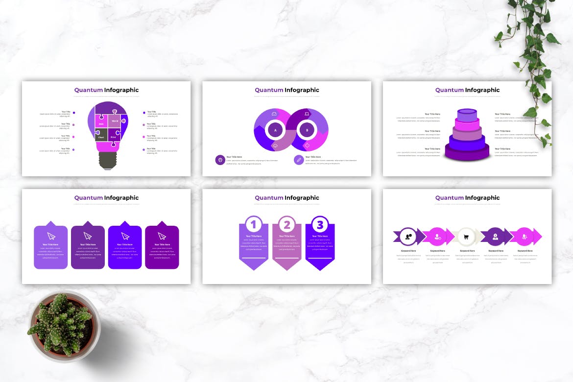 时尚/摄影公司作品集PPT幻灯片模板 QUANTUM – Company Profile Powerpoint Template插图(3)