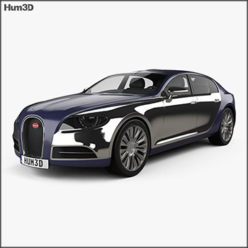 布加迪Bugatti 16C Galibier 2009 素材之家精选3D模型