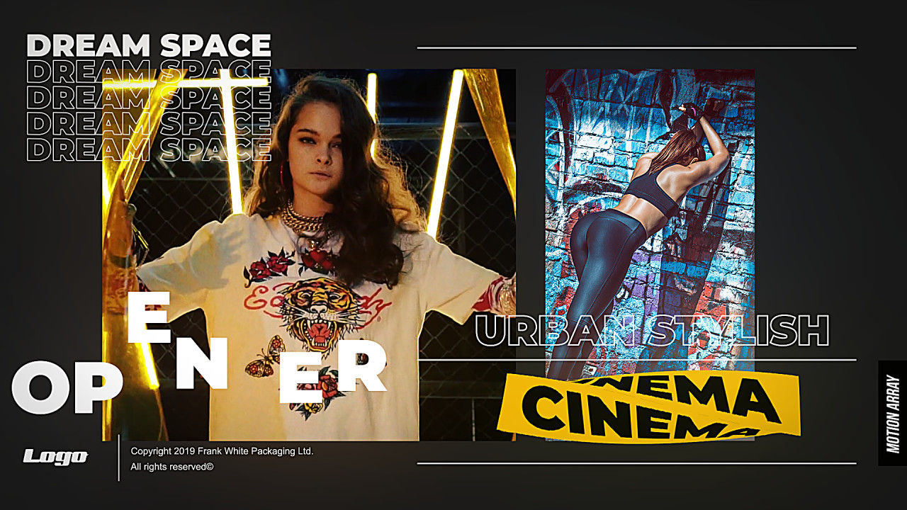 时尚图形展示动画素材库精选AE模板