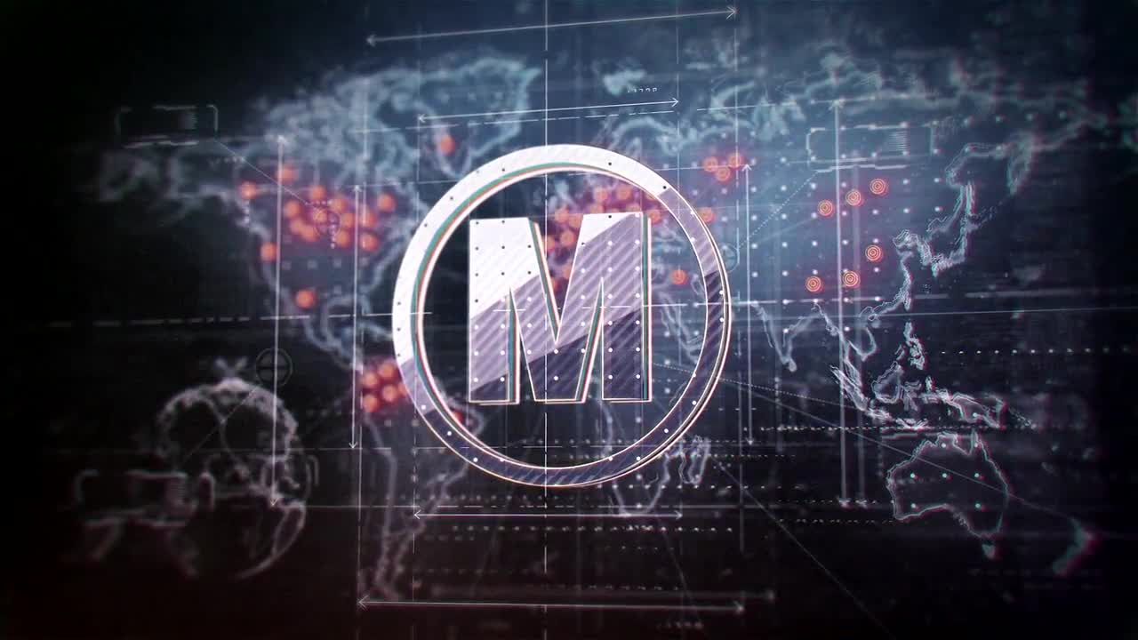 科幻HUD徽标显示素材库精选AE模板