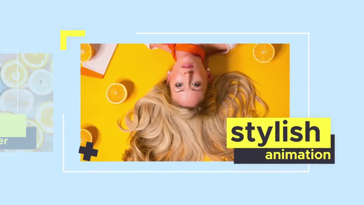 简单的现代商业广告开场白素材库精选AE模板