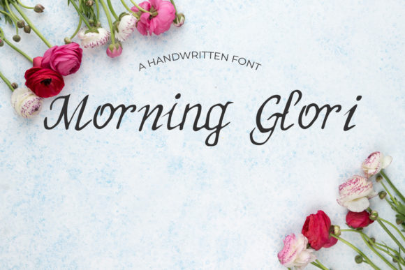 Morning Glori Font素材之家精选英文字体