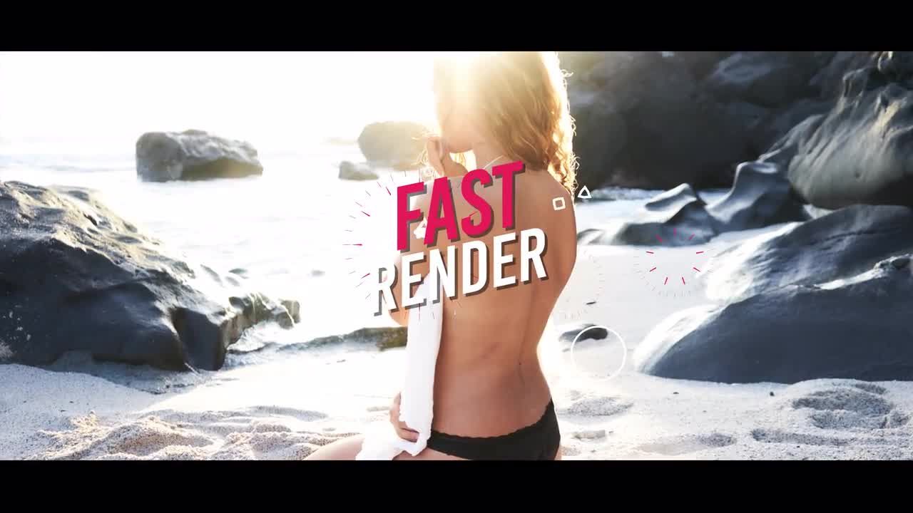 现代时尚图形切换图文展示幻灯片素材库精选AE模板