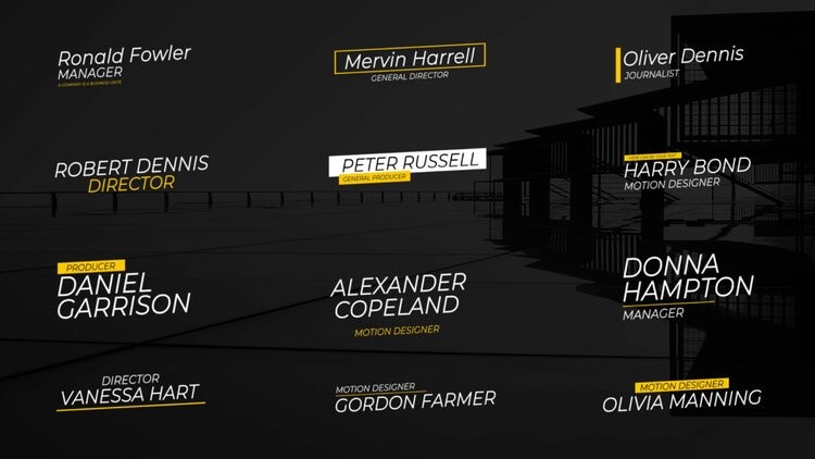 12个设计独特的文本动画素材库精选AE模板