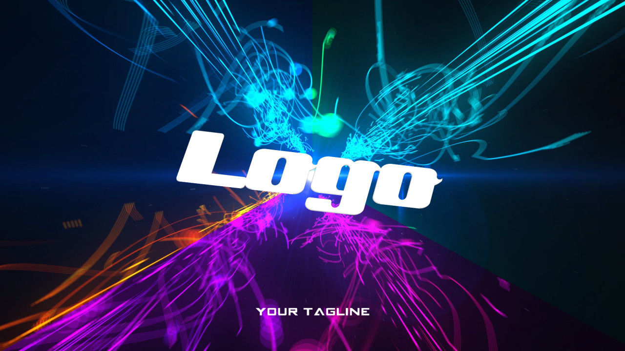 特殊光泽徽标显示动画素材库精选AE模板