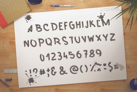 discount Brush Font Handmade插图1