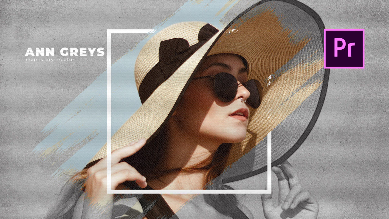 时尚创意酷炫照片展示素材库精选PR模板